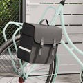 VidaXL Fahrradtasche, nur für Gepäckträger, wasserdicht, 21 l, schwarz