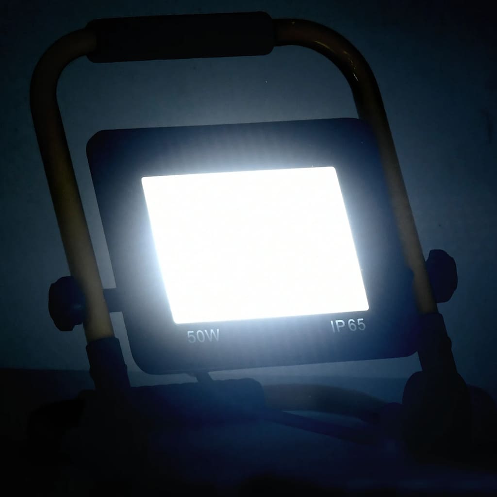 VidaXL LED-Strahler mit Griff, 50 W, kaltweiß
