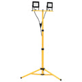 Vidaxl spotlight met statief led 2x20 w warmwit
