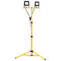 Vidaxl spotlight met statief led 2x30 w warmwit