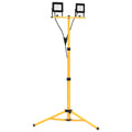 Vidaxl spotlight met statief led 2x30 w koudwit
