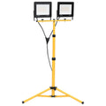 Vidaxl spotlight met statief led 2x100 w koudwit