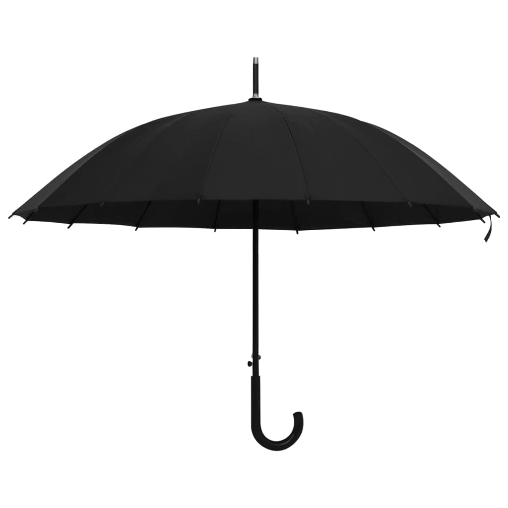VidaXL Automatik-Regenschirm 105 cm Schwarz