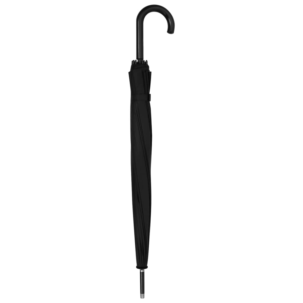 VidaXL Automatik-Regenschirm 105 cm Schwarz