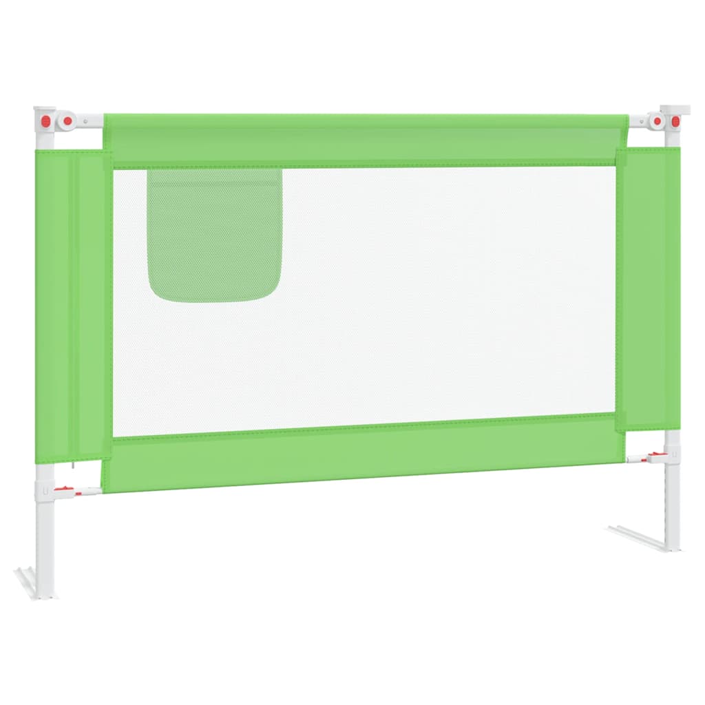 VidaXL Kinderbettgitter 100x25 cm Stoff Grün