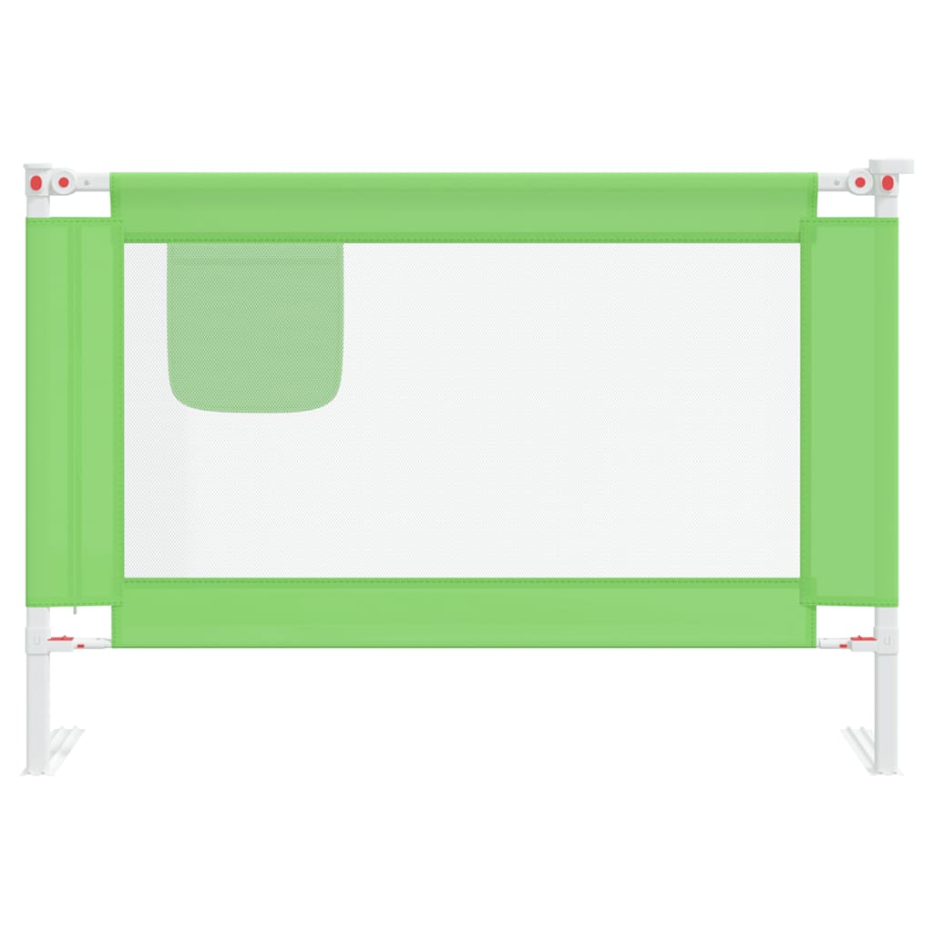 VidaXL Kinderbettgitter 100x25 cm Stoff Grün
