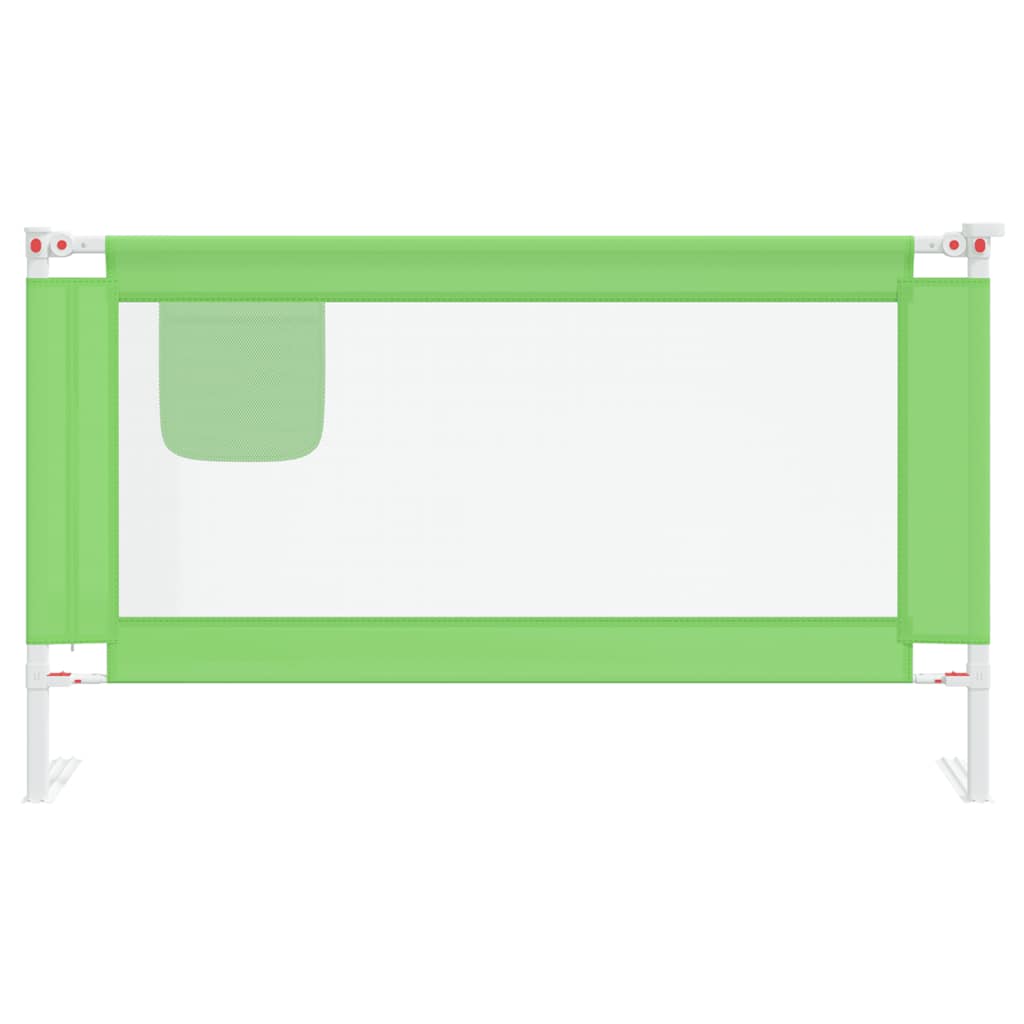 VidaXL Kinderbettgitter 140x25 cm Stoff Grün