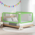 VidaXL Kleinkind-Bettgitter 200x25 cm Stoff Grün