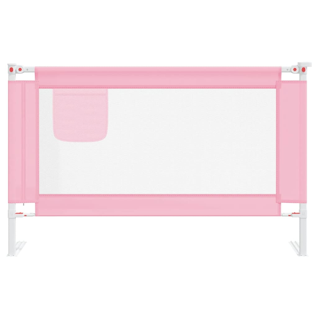 VidaXL Kinderbettgitter 120x25 cm Stoff Rosa