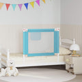 Vidaxl bedhekje peuter 90x25 cm stof blauw