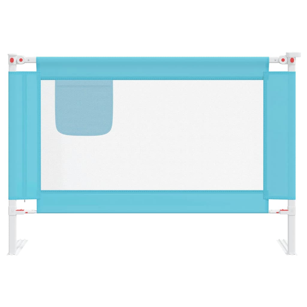 VidaXL Kleinkind-Bettgitter 100x25 cm Stoff Blau
