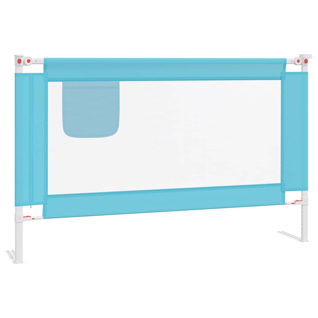 VidaXL Kinderbettgitter 120x25 cm Stoff Blau