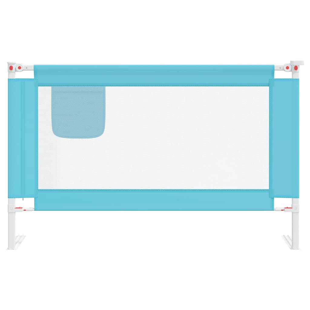 VidaXL Kinderbettgitter 120x25 cm Stoff Blau