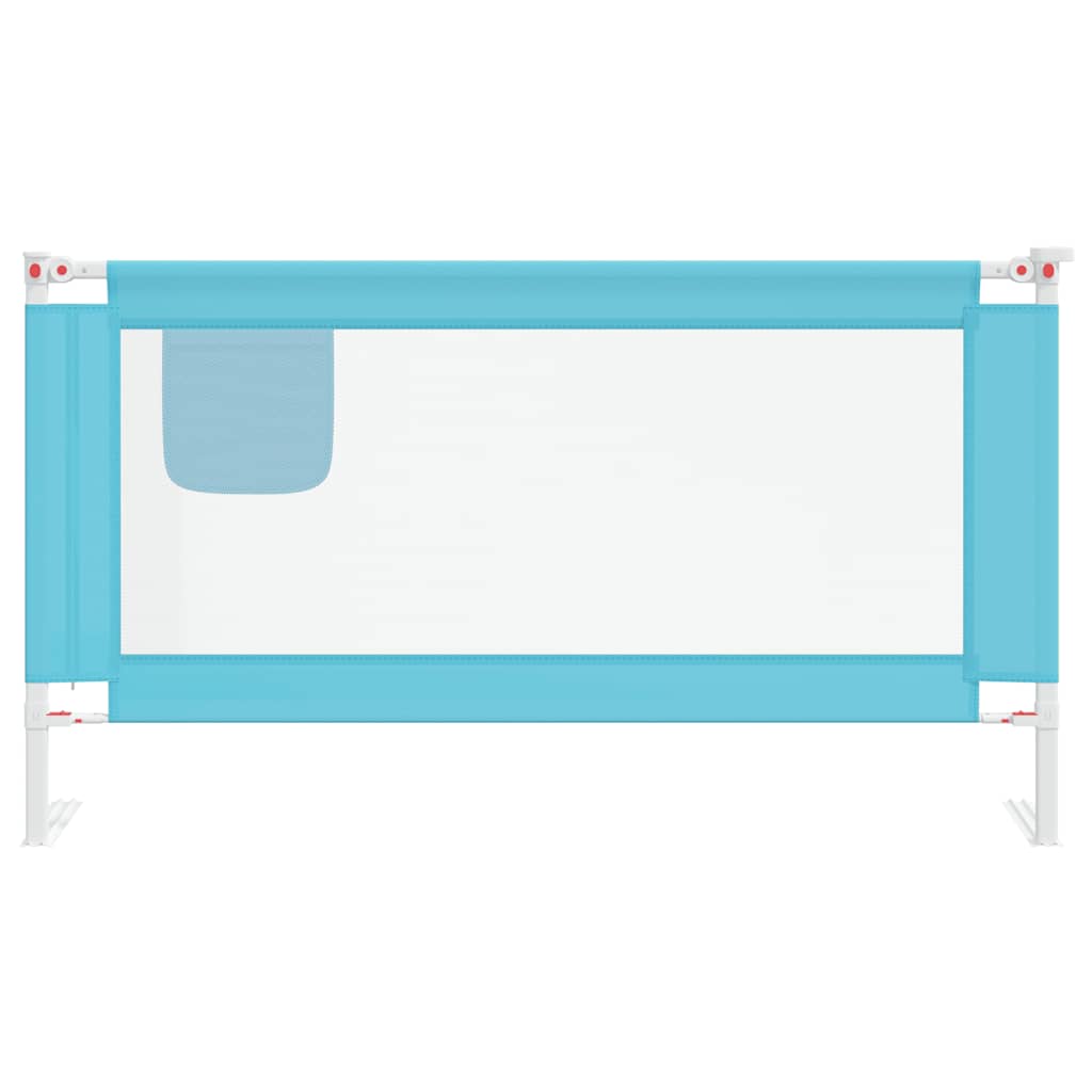 VidaXL Kleinkind-Bettgitter 150x25 cm Stoff Blau
