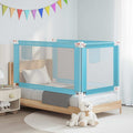 VidaXL Kleinkind-Bettgitter 150x25 cm Stoff Blau