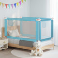 VidaXL Kleinkind-Bettgitter 160x25 cm Stoff Blau