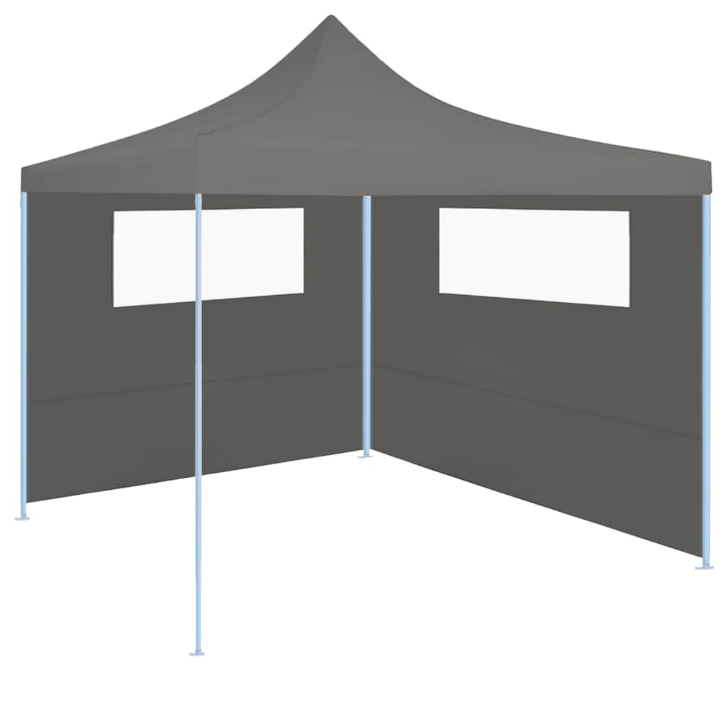 VidaXL Pavillon-Seitenwand mit Fenstern 6x2 m Anthrazit
