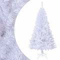 Vidaxl kunstkerstboom met dikke takken 120 cm pvc wit