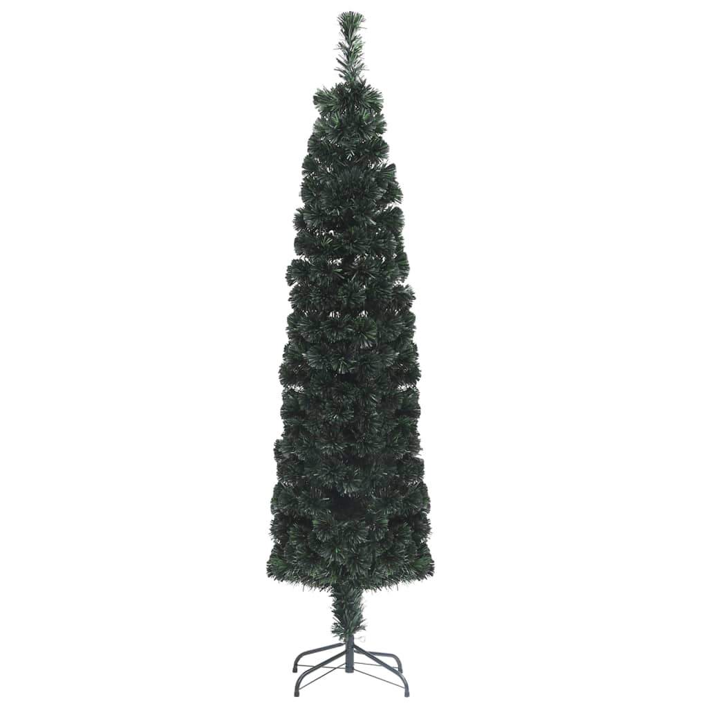 VidaXL Künstlicher Weihnachtsbaum mit Ständer, schmal, 120 cm, Fiberglas
