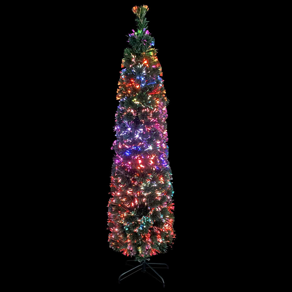 VidaXL Künstlicher Weihnachtsbaum mit Ständer, schmal, 120 cm, Fiberglas