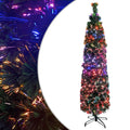 Vidaxl kunstkerstboom met standaard smal 180 cm glasvezel