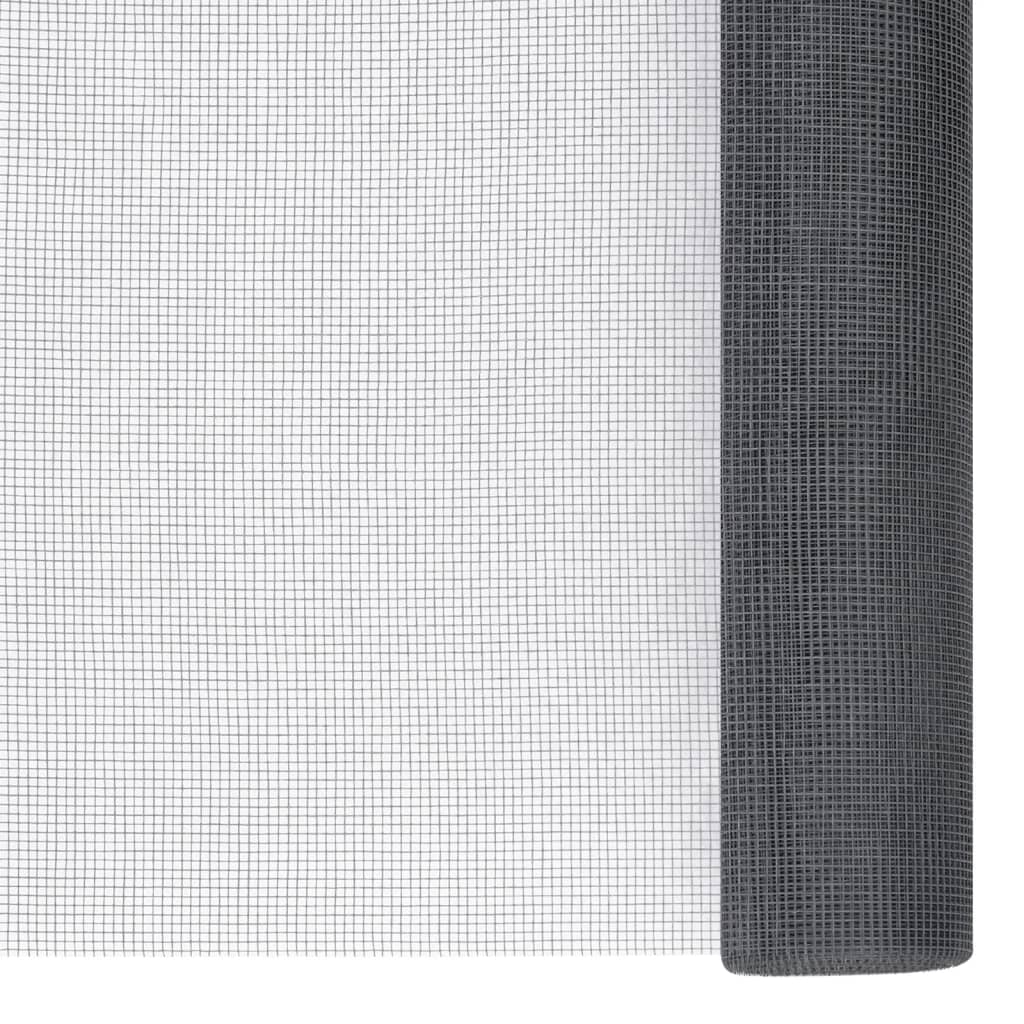 VidaXL Mesh 60x1000 cm Fiberglas Grau