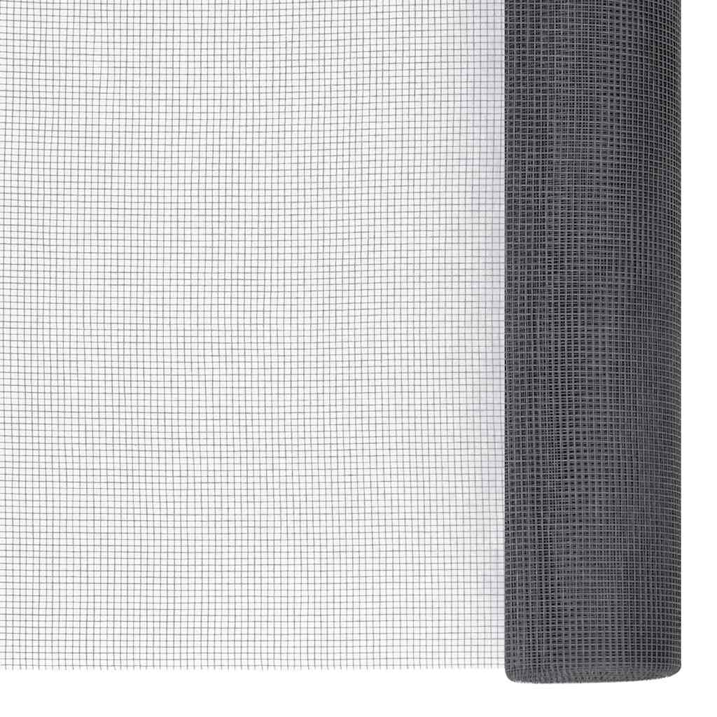 VidaXL Mesh 80x2000 cm Fiberglas Grau