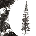 VidaXL Weihnachtsbaum schmal 180 cm schwarz