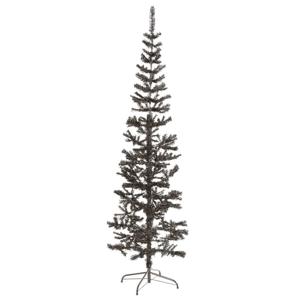 VidaXL Weihnachtsbaum schmal 180 cm schwarz