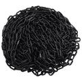 VidaXL Sicherheitskette ø 8 mm 30 m Kunststoff Schwarz