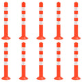 Vidaxl verkeerspalen 10 st 75 cm pe