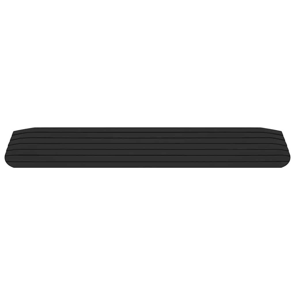 VIDAXL -Schwellenwert hilft 2 Stück 110x21x2,5 cm Gummi