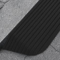 Vidaxl drempelhulpen 2 st 110x32x3,8 cm rubber