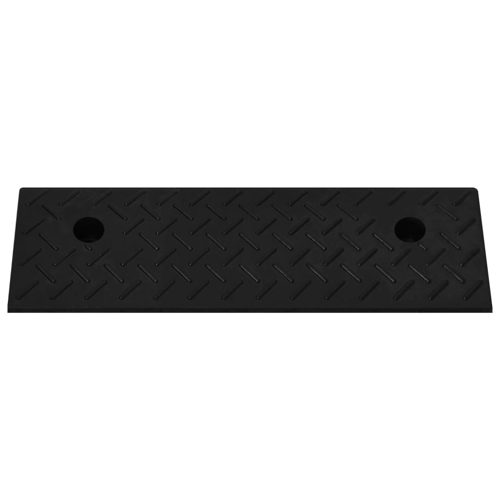 VidaXL Rampen, 2 Stück, 50 x 17,5 x 5 cm, Gummi