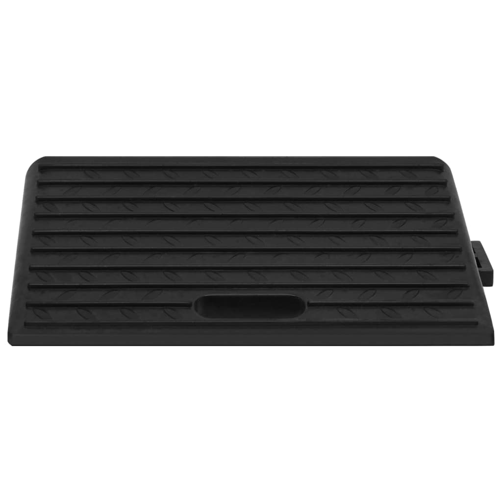 VidaXL Rampen, 2 Stück, 50 x 30 x 11 cm, Gummi