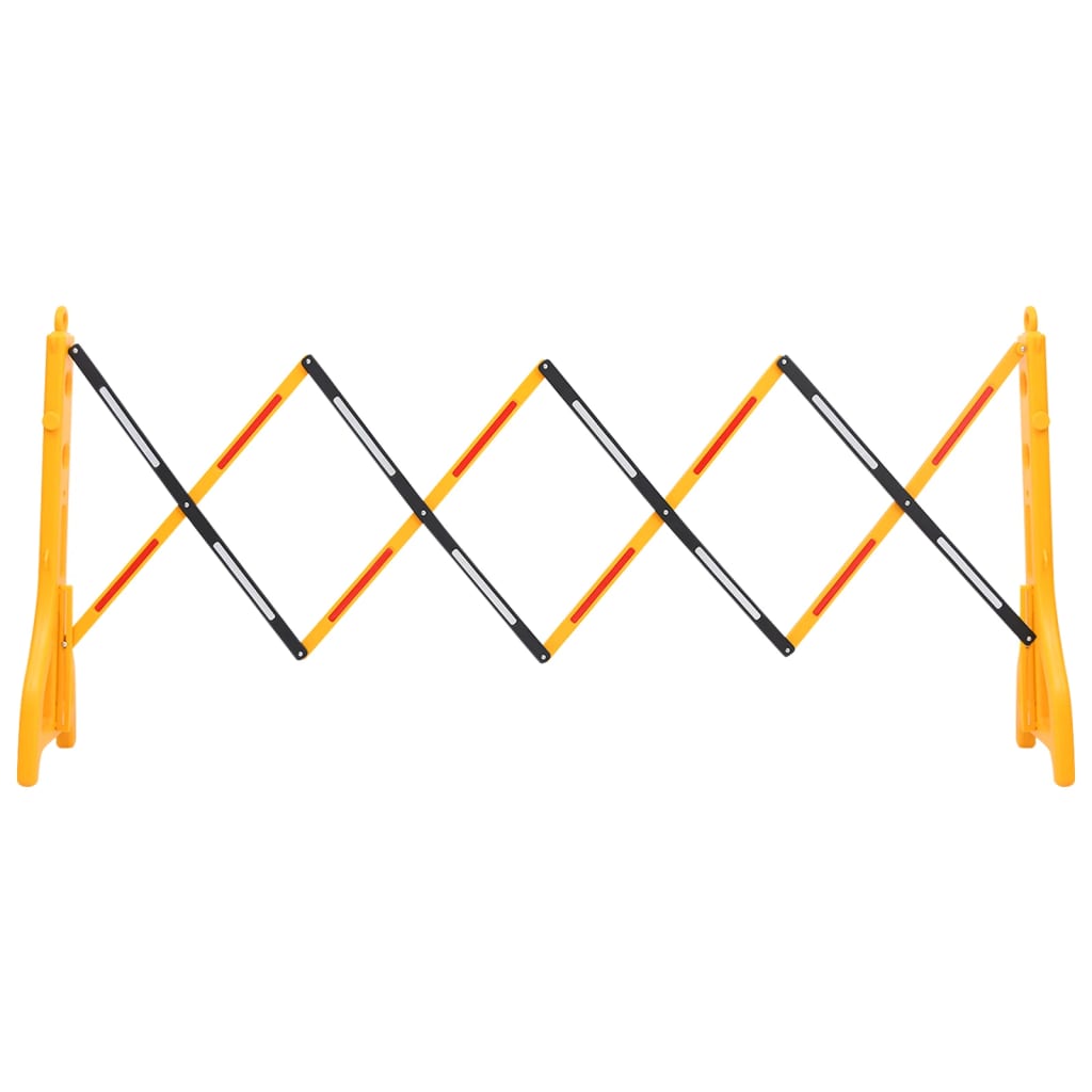 VidaXL Faltbare Verkehrsbarriere 250x38x96 cm Gelb und Schwarz
