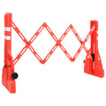 VIDAXL – Verkehrsbarrieren, Asphalt, 210 x 50 x 105 cm, rot