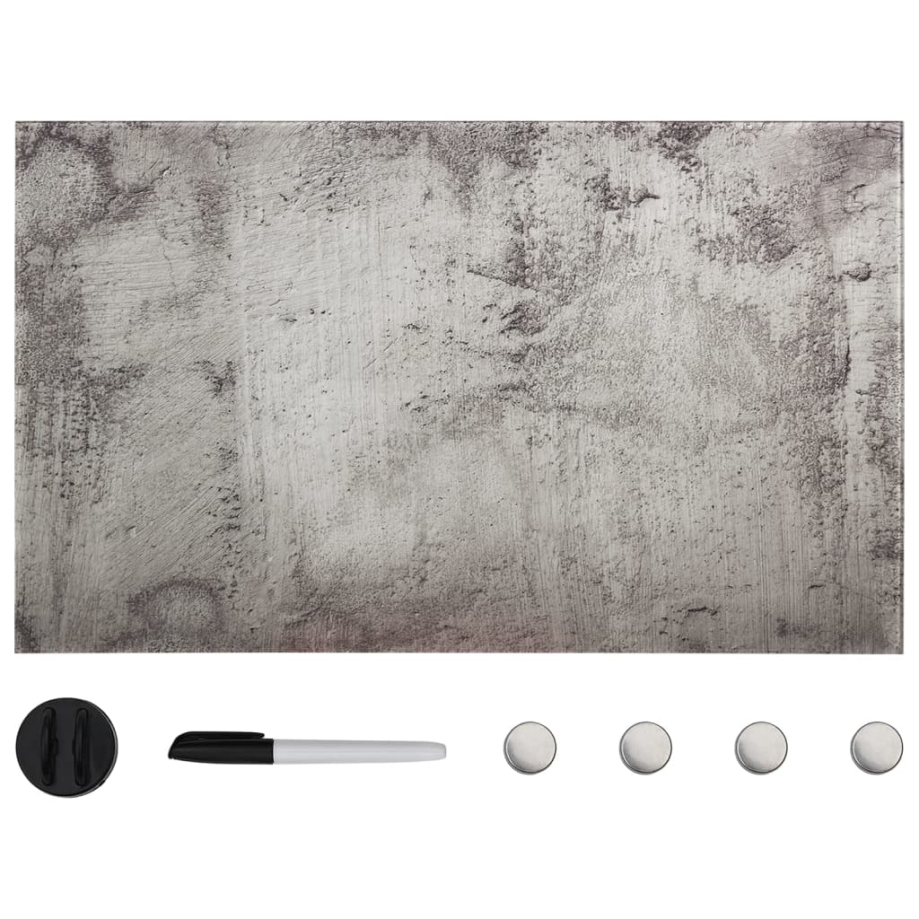 Vidaxl magneetbord wandgemonteerd 100x60 cm glas