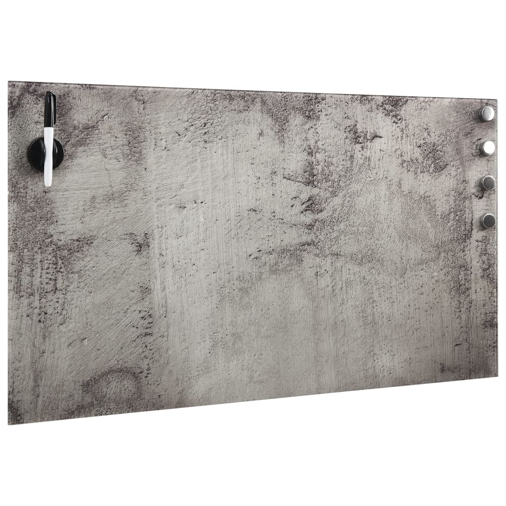 Vidaxl magneetbord wandgemonteerd 100x60 cm glas