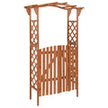 VidaXL Pergola mit Port 116x40x204 cm Festkieferholz