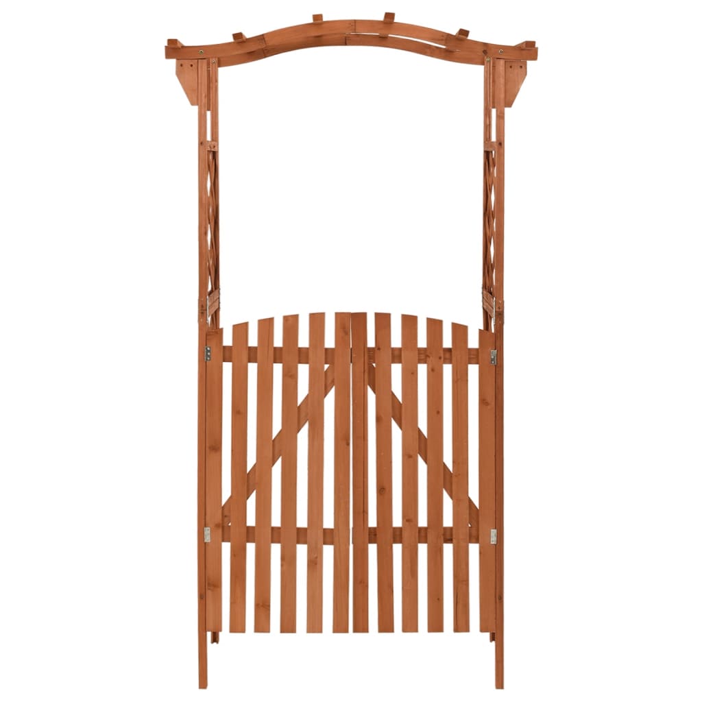 VidaXL Pergola mit Port 116x40x204 cm Festkieferholz