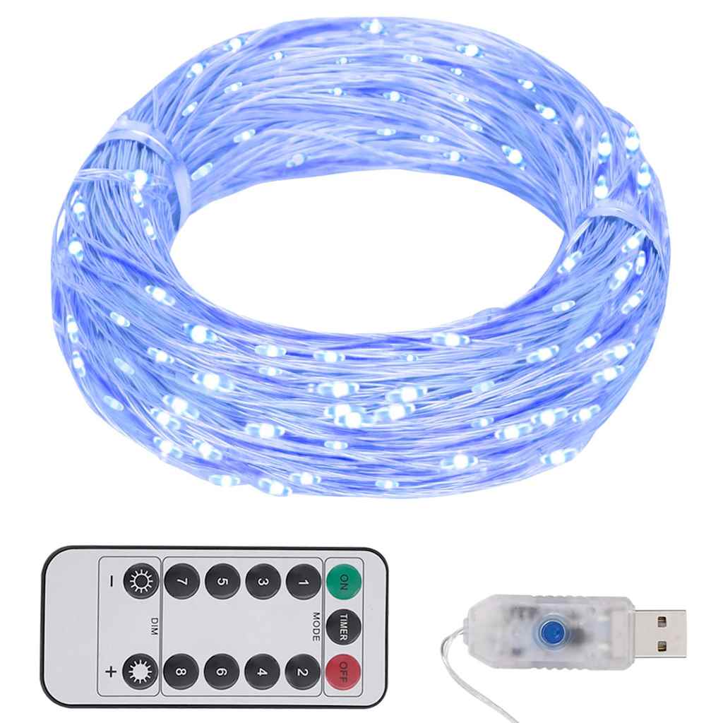 VidaXL Lichterkette mit 150 LEDs, 15 m, Blau