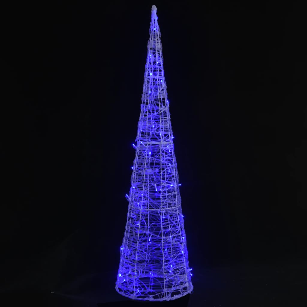 VidaXL Dekorative LED-Kegelleuchte, hellblau, 120 cm, Acryl