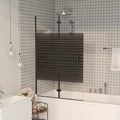 Vidaxl douchewand inklapbaar 80x140 cm zwart