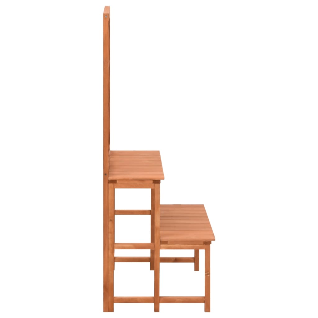 VidaXL Pflanzenregal mit Rankgitter 70x42x115 cm Massives Kiefernholz