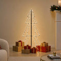 VidaXL Kegel-Weihnachtsbaum, 160 LEDs, für drinnen und draußen, 78 x 120 cm