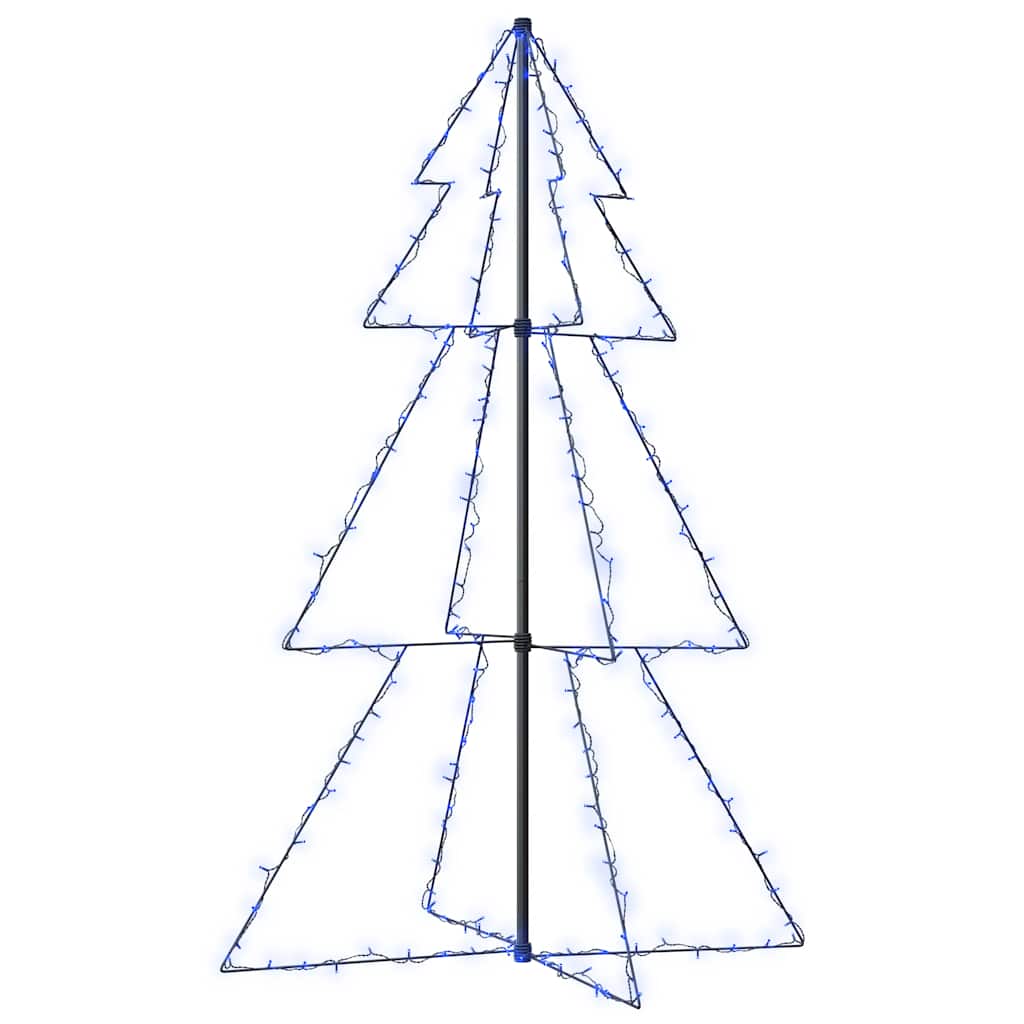 Vidaxl kegelkerstboom 200 led's binnen en buiten 98x150 cm
