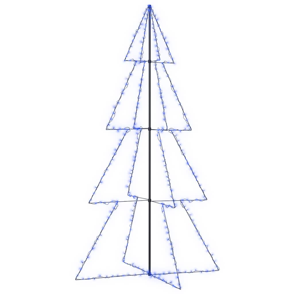 VidaXL Kegelkerstboom 360 LED's binnen en buiten 143x250 cm