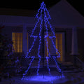 VidaXL Kegelkerstboom 360 LED's binnen en buiten 143x250 cm
