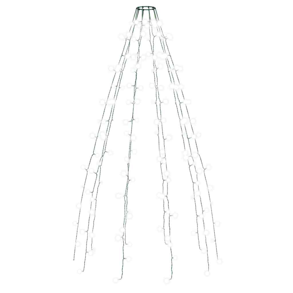 Vidaxl kerstboomverlichting met 150 led's koudwit net 150 cm
